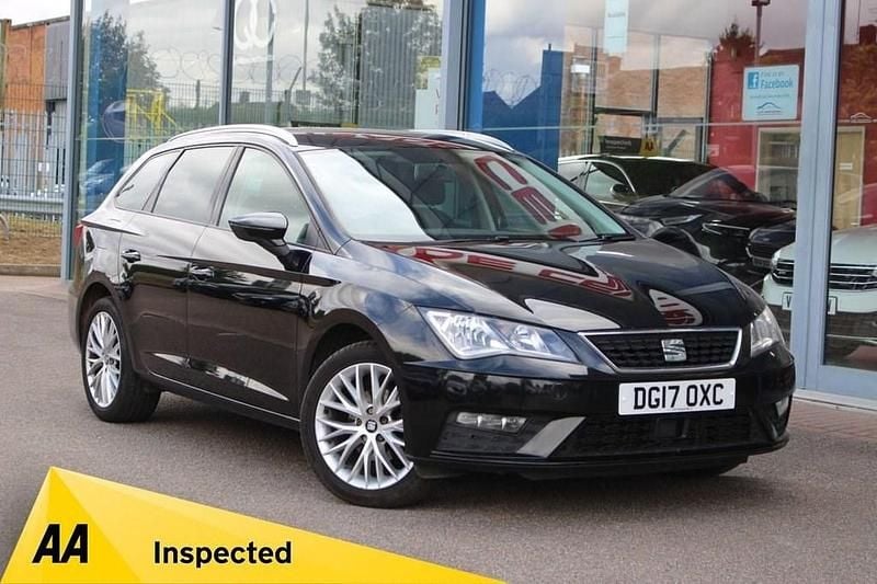 Black Used 2017 Seat Leon ST SE Dynamic Estate | £8,995 (Fair price) - Image 1/4