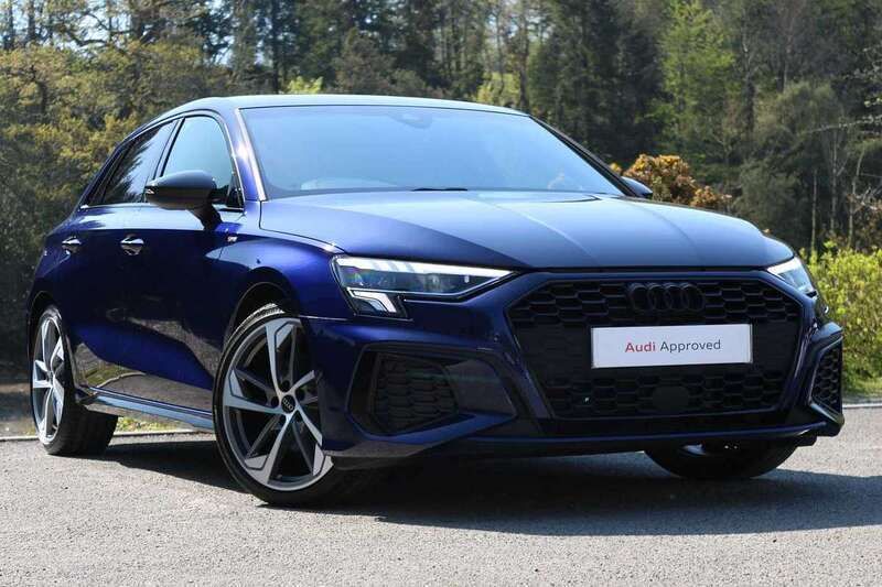 Blue Used 2023 Audi A3 Black Edition Hatchback | £27,995 (Expensive) - Image 1/4