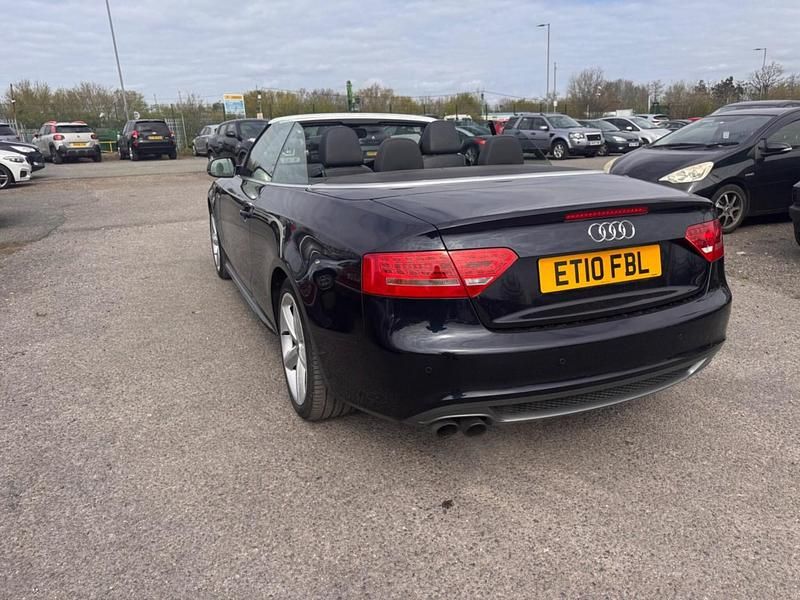 Begagnad Audi A5 Cabriolet S-Line 160 HK (117 kW) 2010 Blå Cab