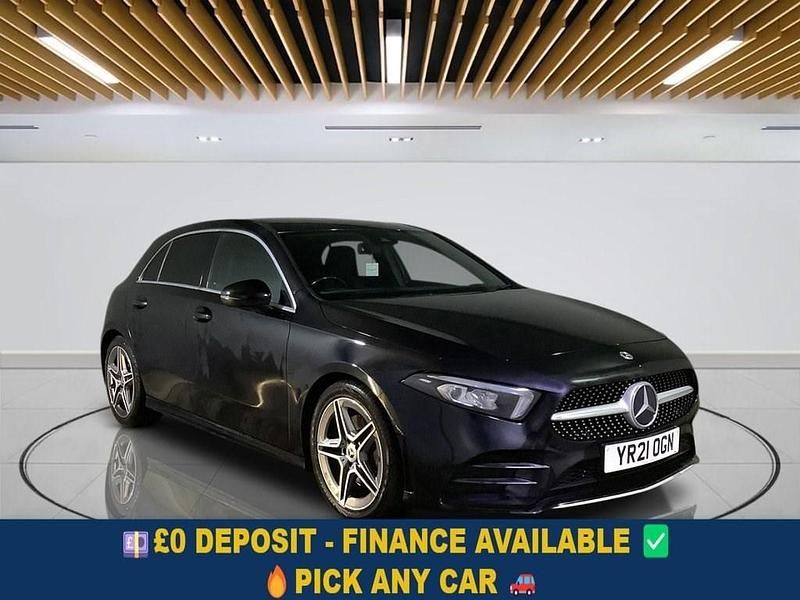 Black Used 2021 Mercedes A220 AMG line Hatchback | £18,799 (Fair price) - Image 1/4