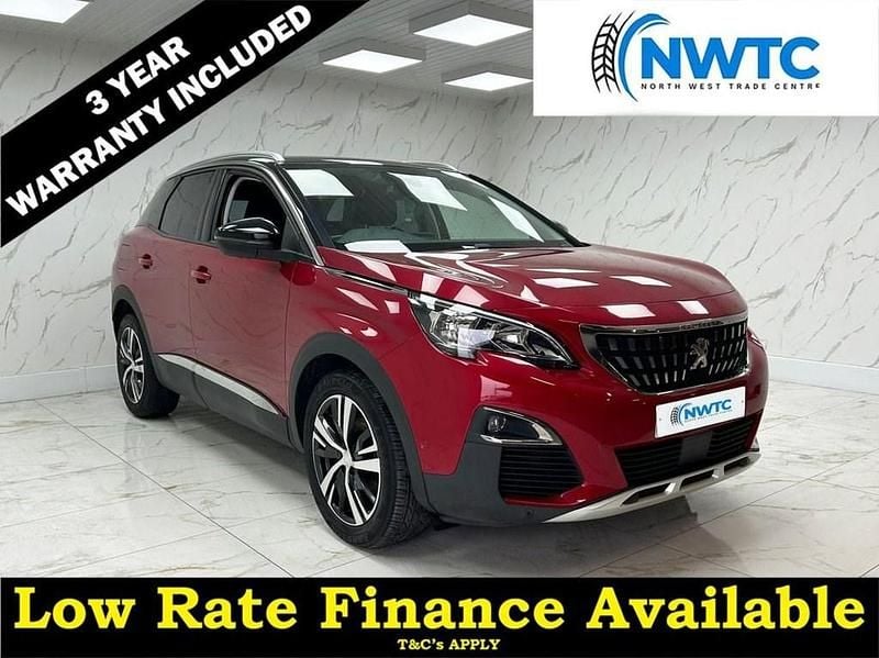 Red Used 2017 Peugeot 3008 Allure Hatchback | £8,795 (Fair price) - Image 1/4