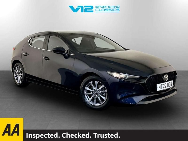 Used Mazda 3 186 HP (136 kW) 2022 Blue Hatchback