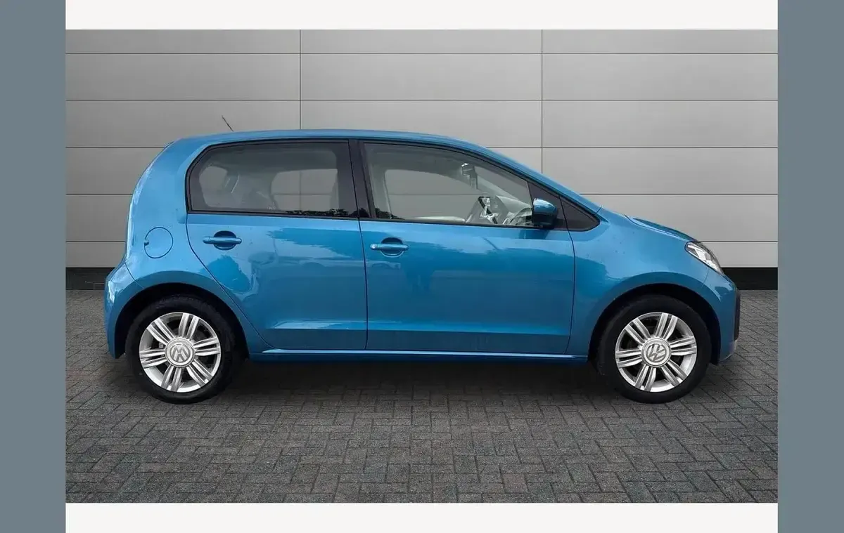 Used VW up! high up! 90 HP (66 kW) 2019 Blue Hatchback