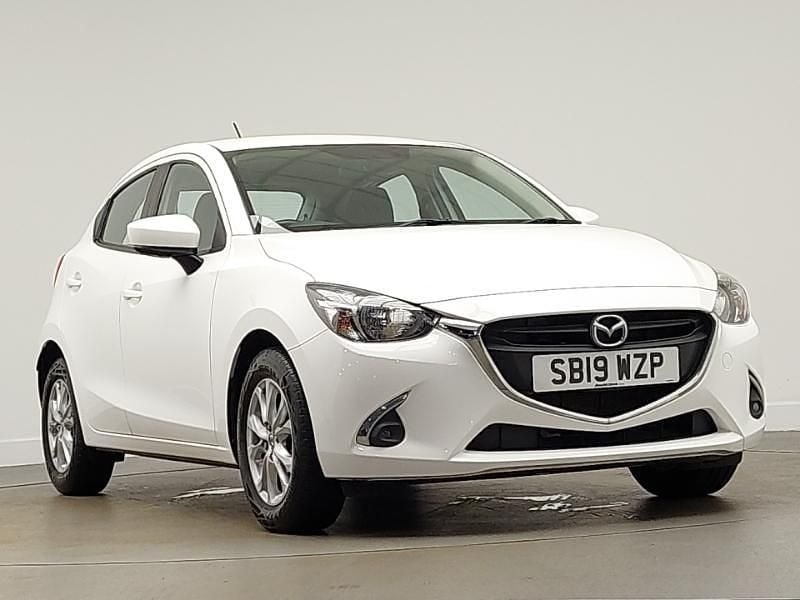 White Used 2019 Mazda 2 Hatchback | £9,498 (Good price) - Image 1/4