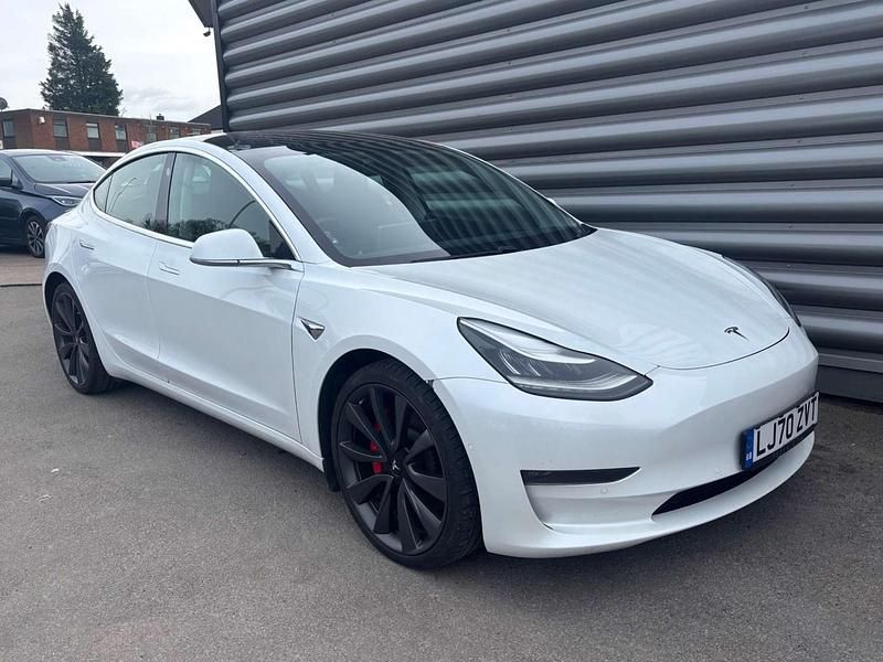 Used Tesla Model 3 Performance 461 kW (627 HP) 2020 White Sedan