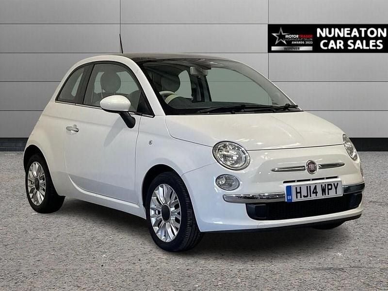 Used Fiat 500 Lounge 69 HP (50 kW) 2014 White Hatchback