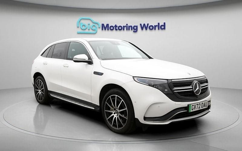 Used Mercedes EQC400 AMG line 300 kW (408 HP) 2022 White SUV