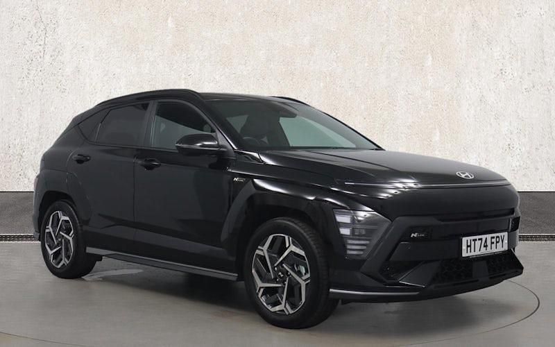 Black New 2025 Hyundai Kona N Line SUV | £29,777 (A bit pricey) - Image 1/4