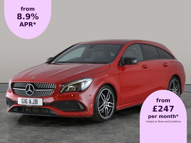 Red Used 2018 Mercedes CLA220 Shooting Brake AMG line Estate | £15,055 (Fair price) - Image 1/2