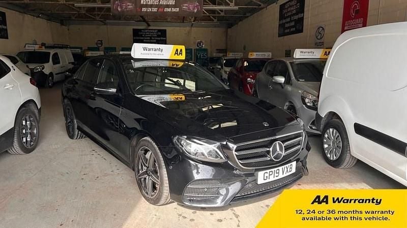 Used Mercedes E300 AMG line 2019 Black Sedan