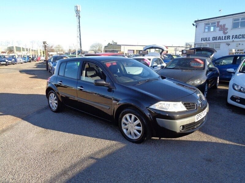 Black Used 2007 Renault Mégane II Dynamique Hatchback | £1,995 - Image 1/4