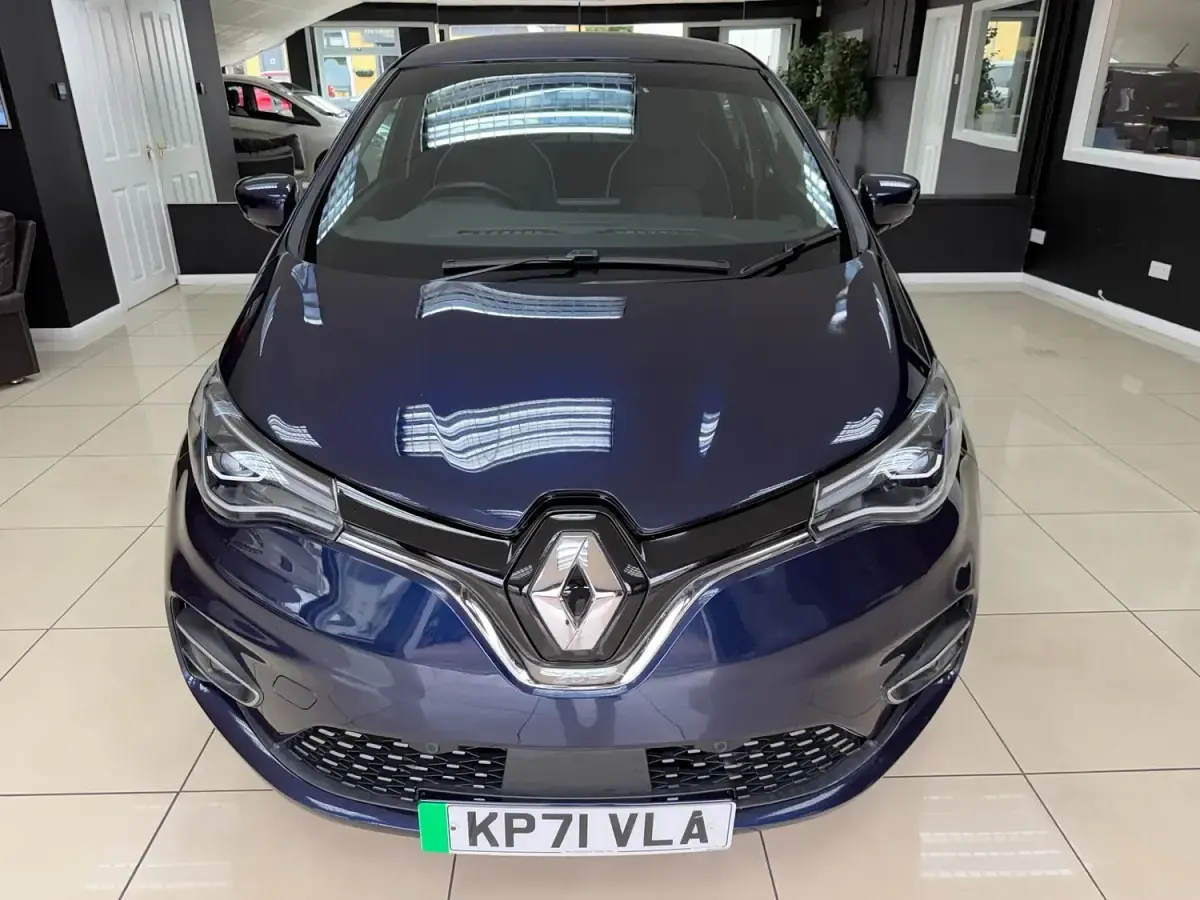 Used Renault Zoe Riviera 100 kW (136 HP) 2021 Blue Hatchback