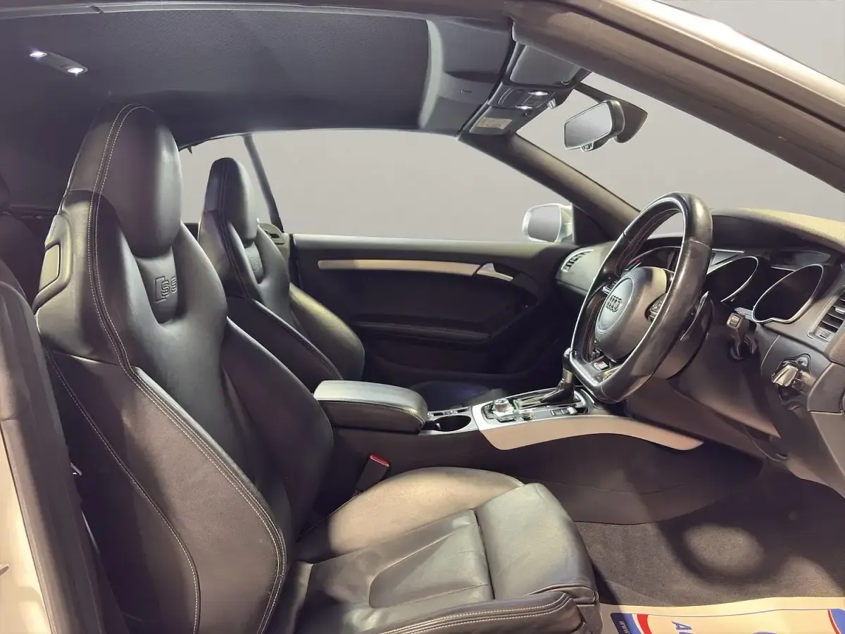 Used Audi S5 Cabriolet Comfort 333 HP (244 kW) 2014 White Cabriolet