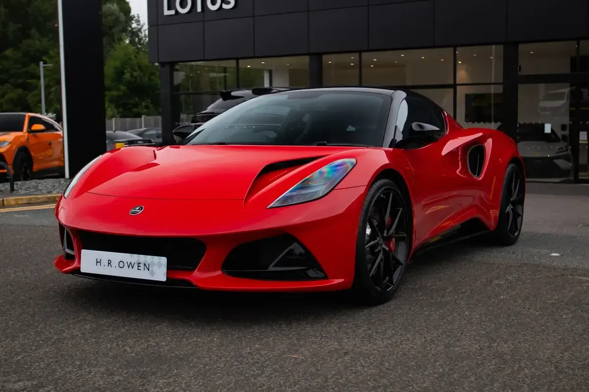 New Lotus Emira 366 HP (269 kW) 2026 Red Coupe