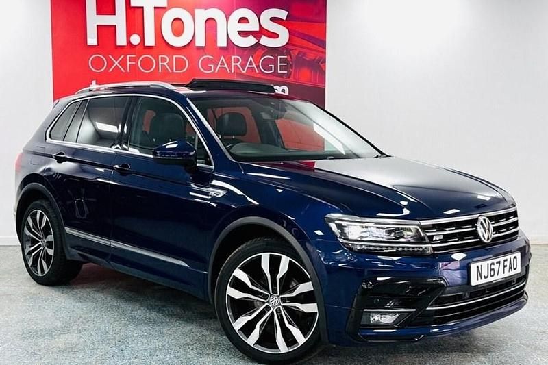 Used VW Tiguan R-line 150 HP (110 kW) 2017 Blue SUV