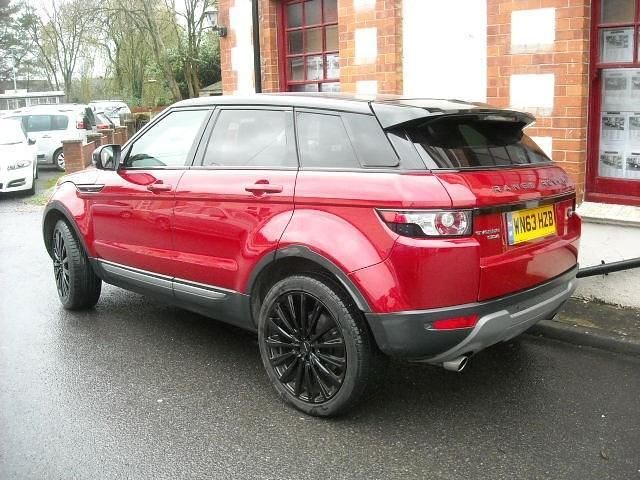 Used Land Rover Range Rover evoque Pure 190 HP (139 kW) 2013 Red SUV