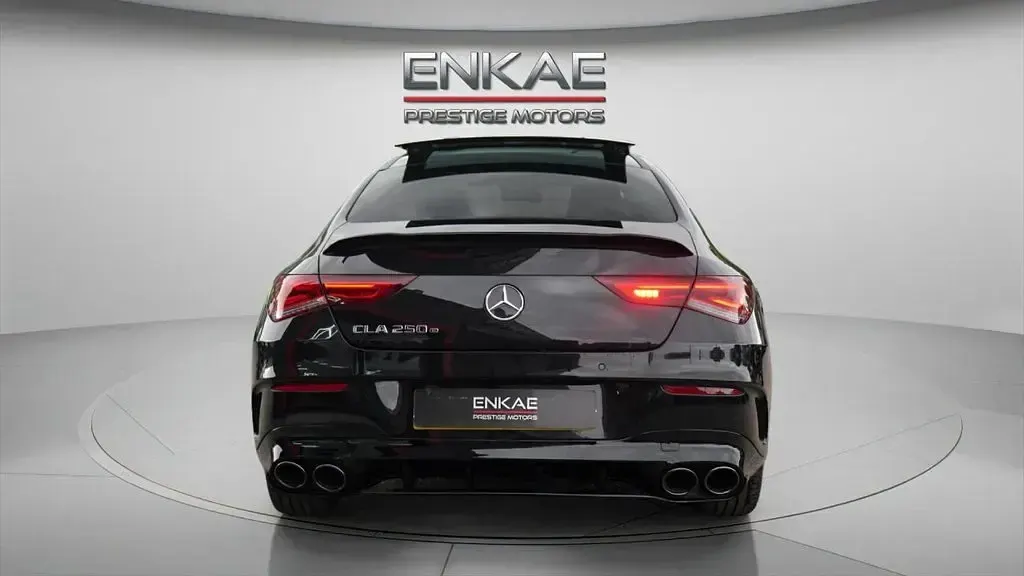 Used Mercedes CLA250e AMG line 2023 Black Coupe