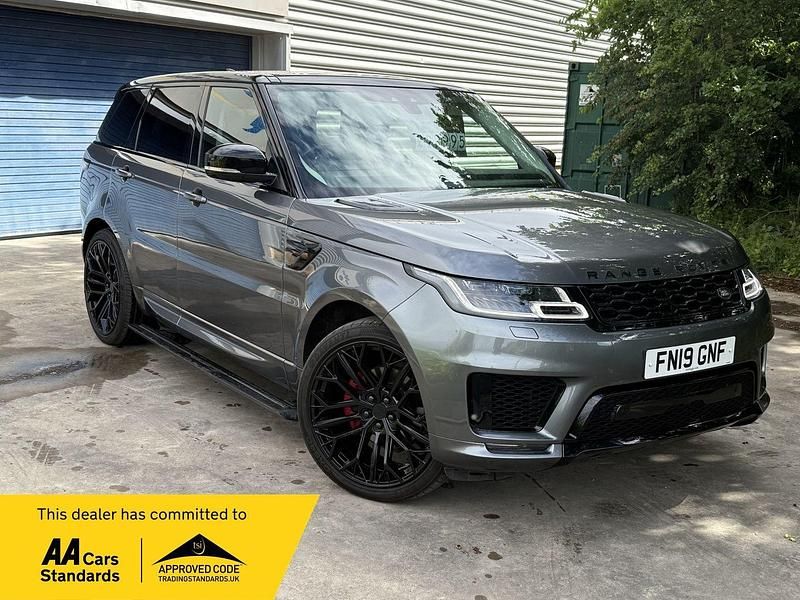 Grey Used 2019 Land Rover Range Rover Sport HSE SUV | £27,495 (Fair price) - Image 1/4