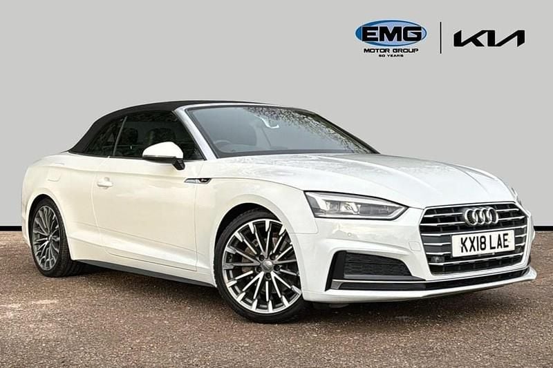 Used 2018 Audi A5 S-Line Cabriolet | £17,499 (Fair price) - Image 1/1