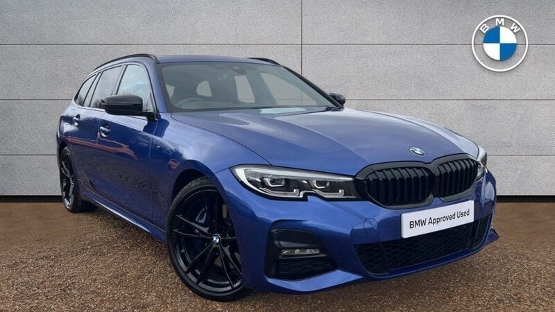 Blue Used 2020 BMW 330 M Sport Estate | £25,995 (Fair price) - Image 1/4