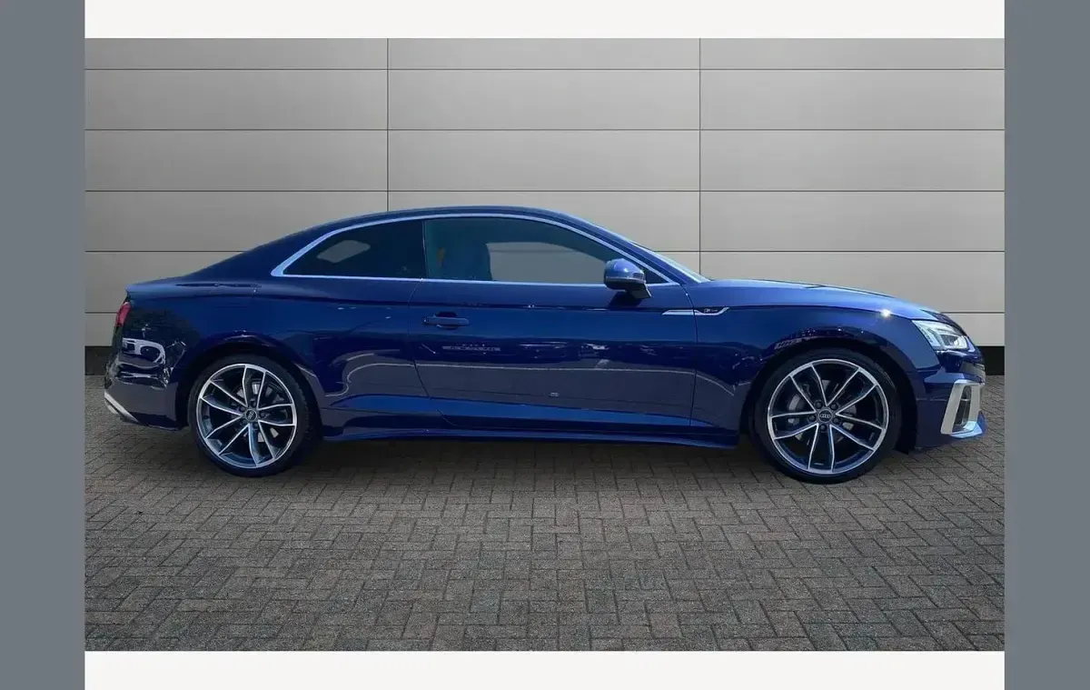 Used Audi A5 S-Line 201 HP (147 kW) 2023 Navarra blue Coupe