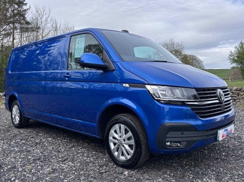 Blue Used 2022 VW T6.1 Highline Van | £25,990 (Super price) - Image 1/4