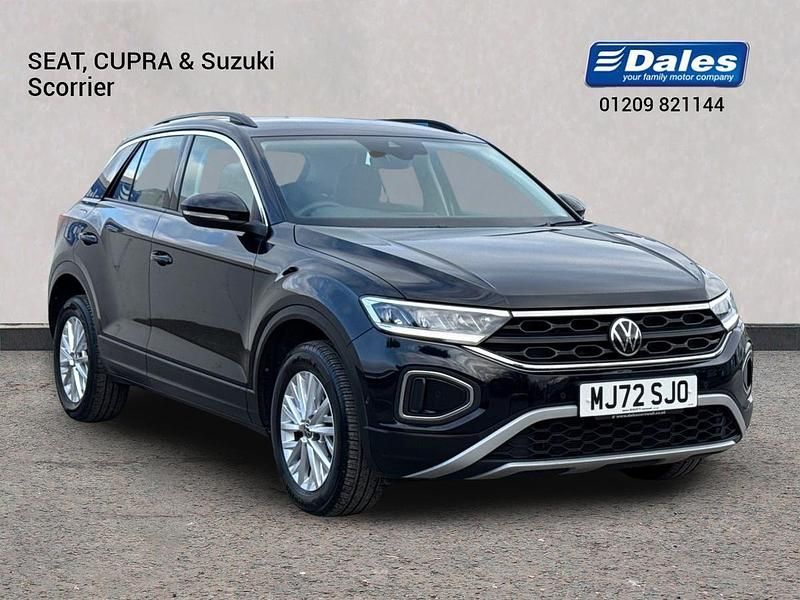 Black Used 2022 VW T-Roc Life SUV | £18,750 (A bit pricey) - Image 1/3