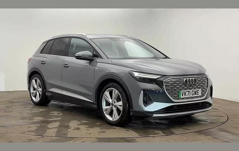 Grey Used 2021 Audi Q4 e-tron S-Line SUV | £24,995 - Image 1/4