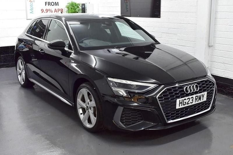 Black Used 2023 Audi A3 e-tron S-Line Hatchback | £21,950 (Fair price) - Image 1/4