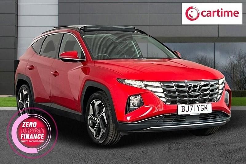 Red Used 2021 Hyundai Tucson Ultimate SUV | £14,931 (A bit pricey) - Image 1/4