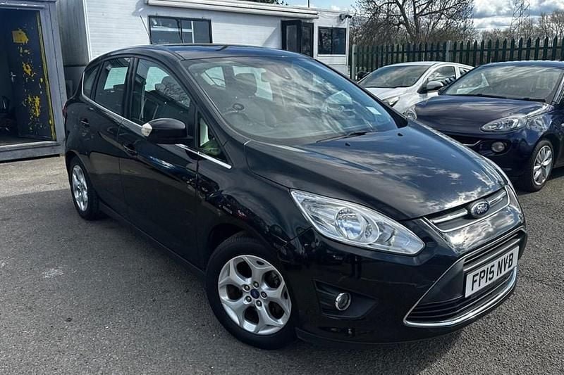 Used Ford C-MAX Zetec 125 HP (91 kW) 2015 Black MPV