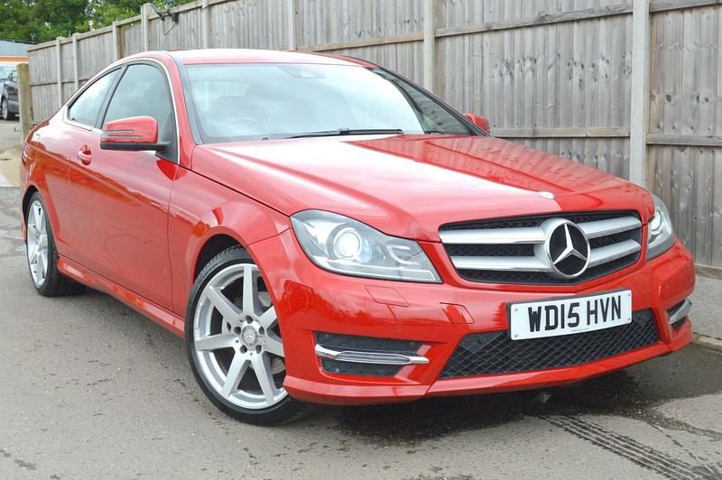 Red Used 2015 Mercedes C250 Sport Edition Coupe | £9,449 - Image 1/4
