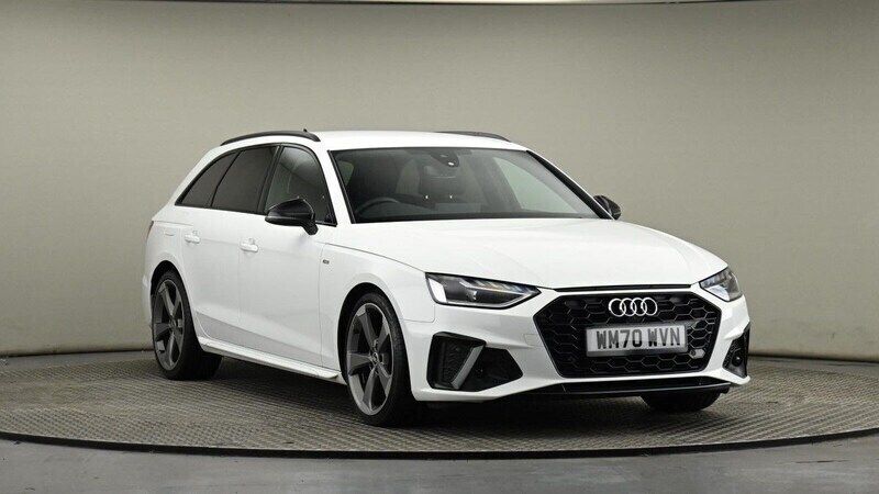 White Used 2021 Audi A4 Black Edition Estate | £24,300 (Fair price) - Image 1/4