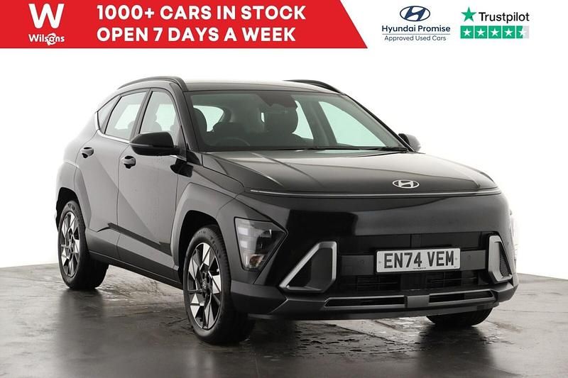Black Used 2025 Hyundai Kona Advanced SUV | £23,499 (Fair price) - Image 1/3