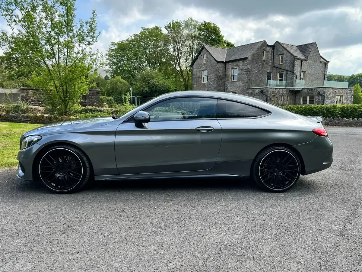 Used Mercedes C220 AMG line 2017 Grey Coupe