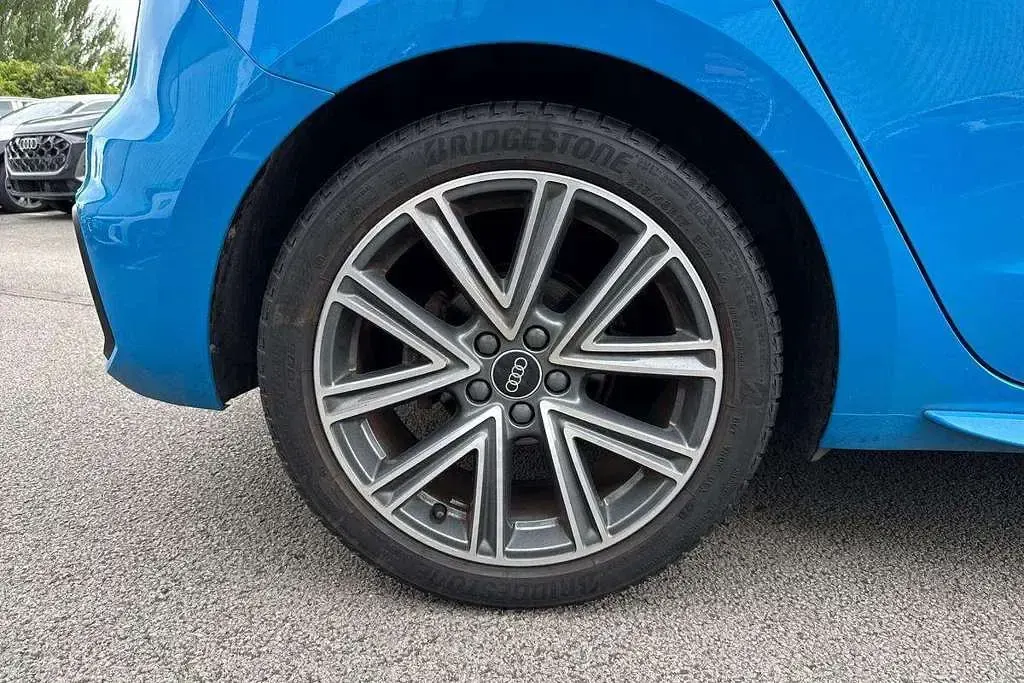 Used Audi A1 S-Line 109 HP (80 kW) 2022 Blue Hatchback