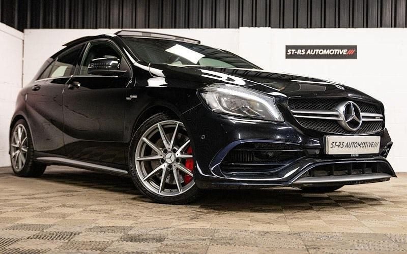 Used Mercedes A45 AMG Premium 381 HP (280 kW) 2018 Black Hatchback