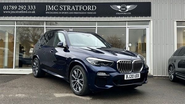 Blue Used 2020 BMW X5 M Sport SUV | £44,220 (Expensive) - Image 1/1