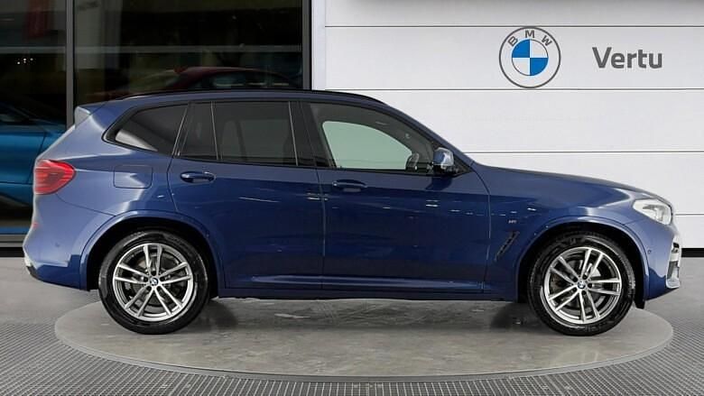 Used BMW X3 M Sport 190 HP (139 kW) 2018 Blue SUV