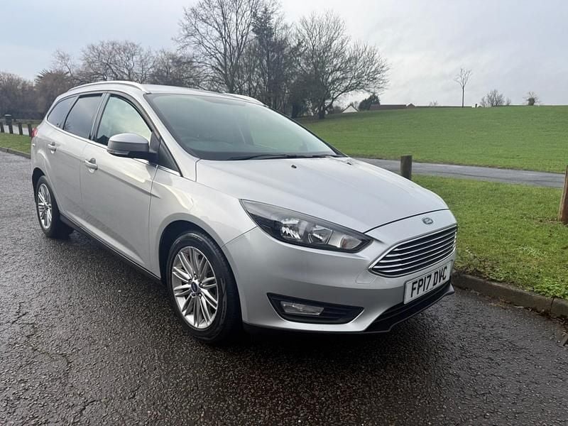 Silver Used 2017 Ford Focus Zetec Estate | £6,795 (Good price) - Image 1/4