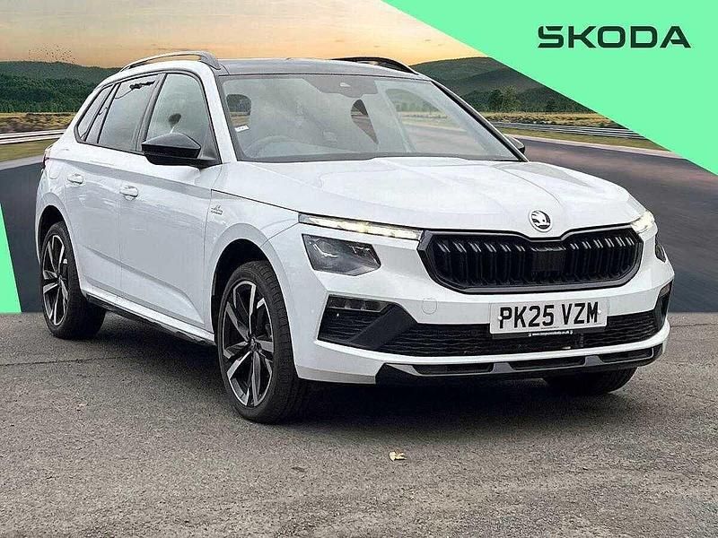 White New 2025 Skoda Kamiq Monte Carlo SUV | £23,998 - Image 1/4