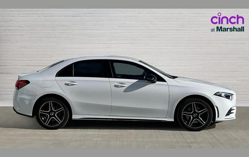Used Mercedes A250 AMG line 214 HP (157 kW) 2021 White Sedan