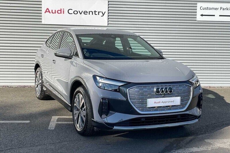 Grey Used 2023 Audi Q4 e-tron Sport SUV | £41,990 - Image 1/4