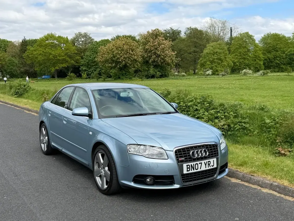 Used Audi A4 S-Line 2007 Blue Sedan