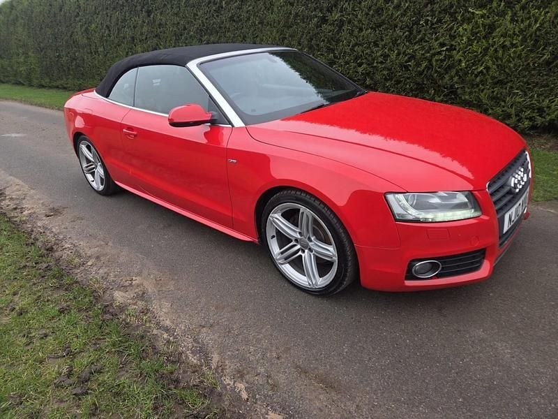 Used Audi A5 Cabriolet S-Line 2010 Red Cabriolet