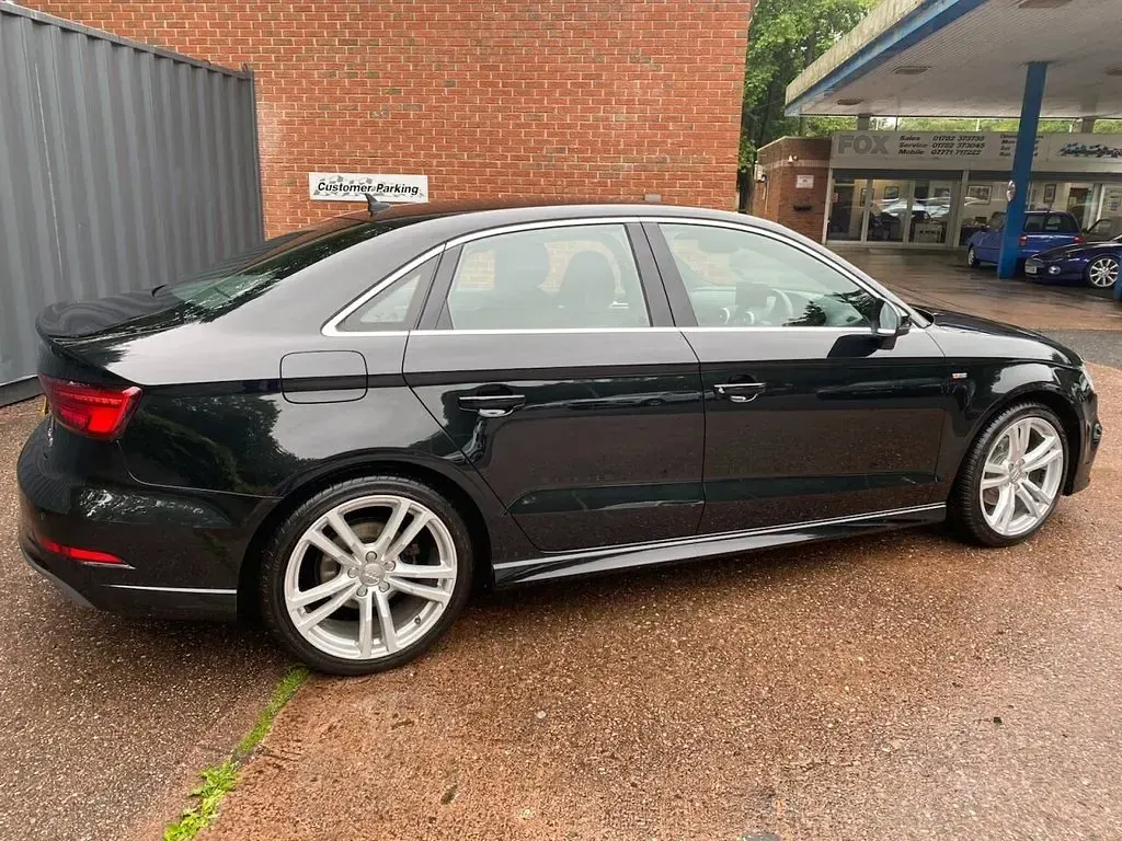 Used Audi A3 S-Line 150 HP (110 kW) 2019 Black Sedan