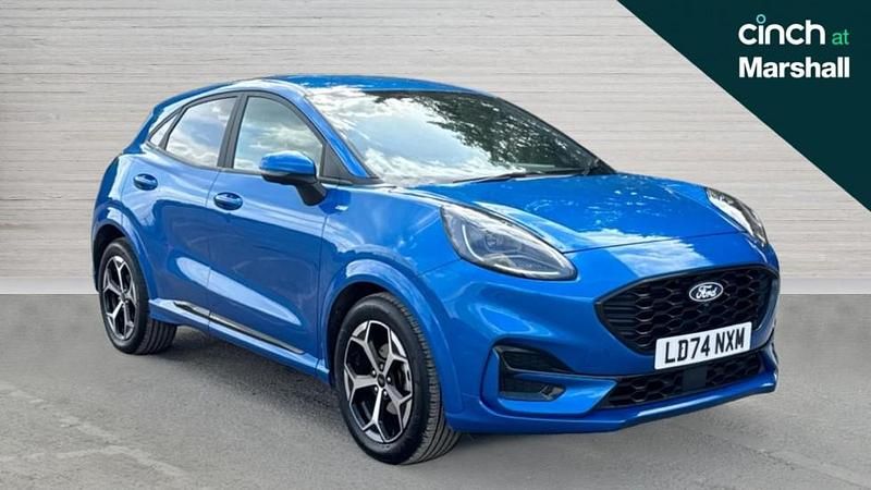 Blue Used 2024 Ford Puma ST-Line Hatchback | £20,499 (Fair price) - Image 1/4