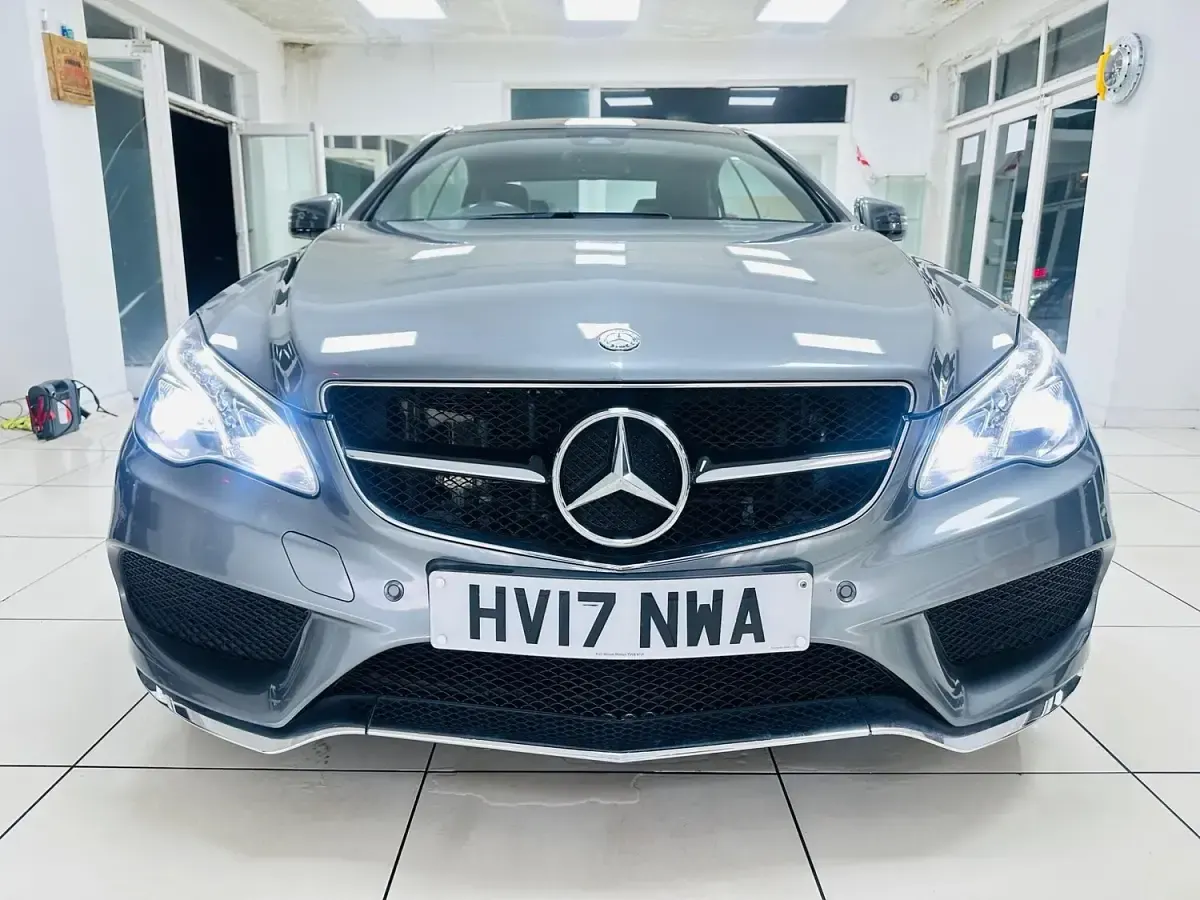 Used Mercedes E350 AMG line 2017 Grey Coupe