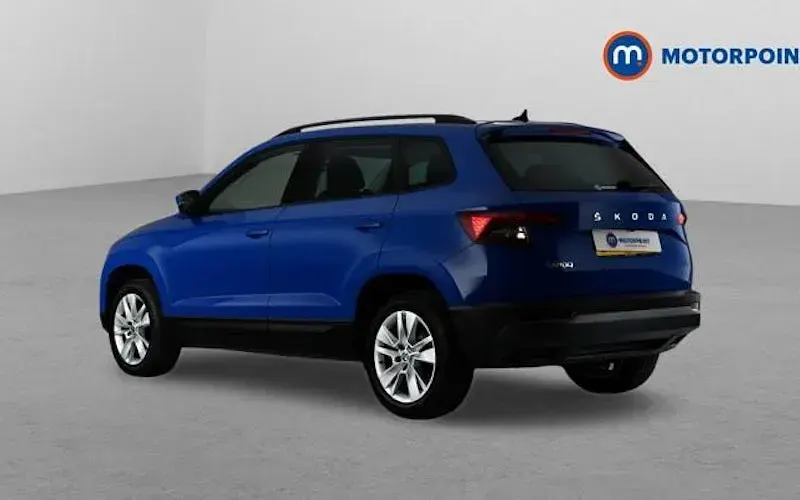 Used Skoda Karoq SE Technology 116 HP (85 kW) 2020 Blue SUV
