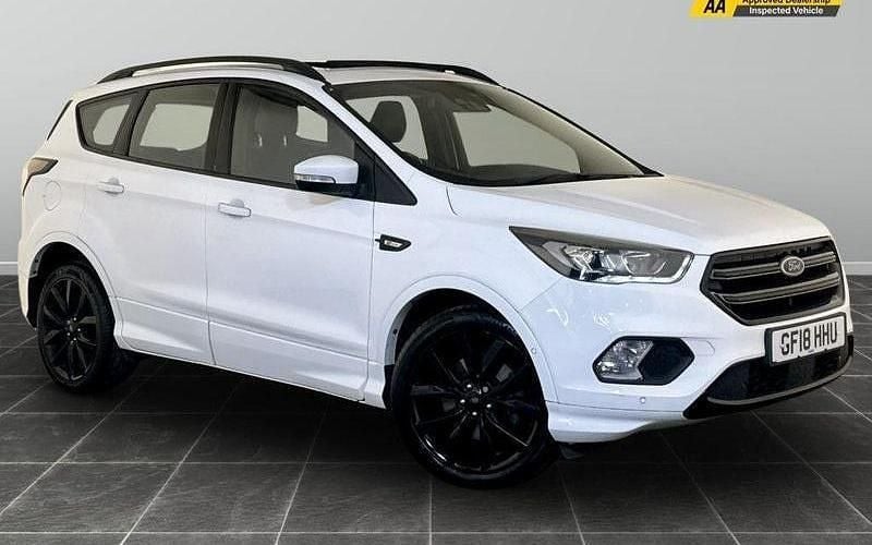 White Used 2018 Ford Kuga ST-Line X SUV | £8,495 (Good price) - Image 1/2
